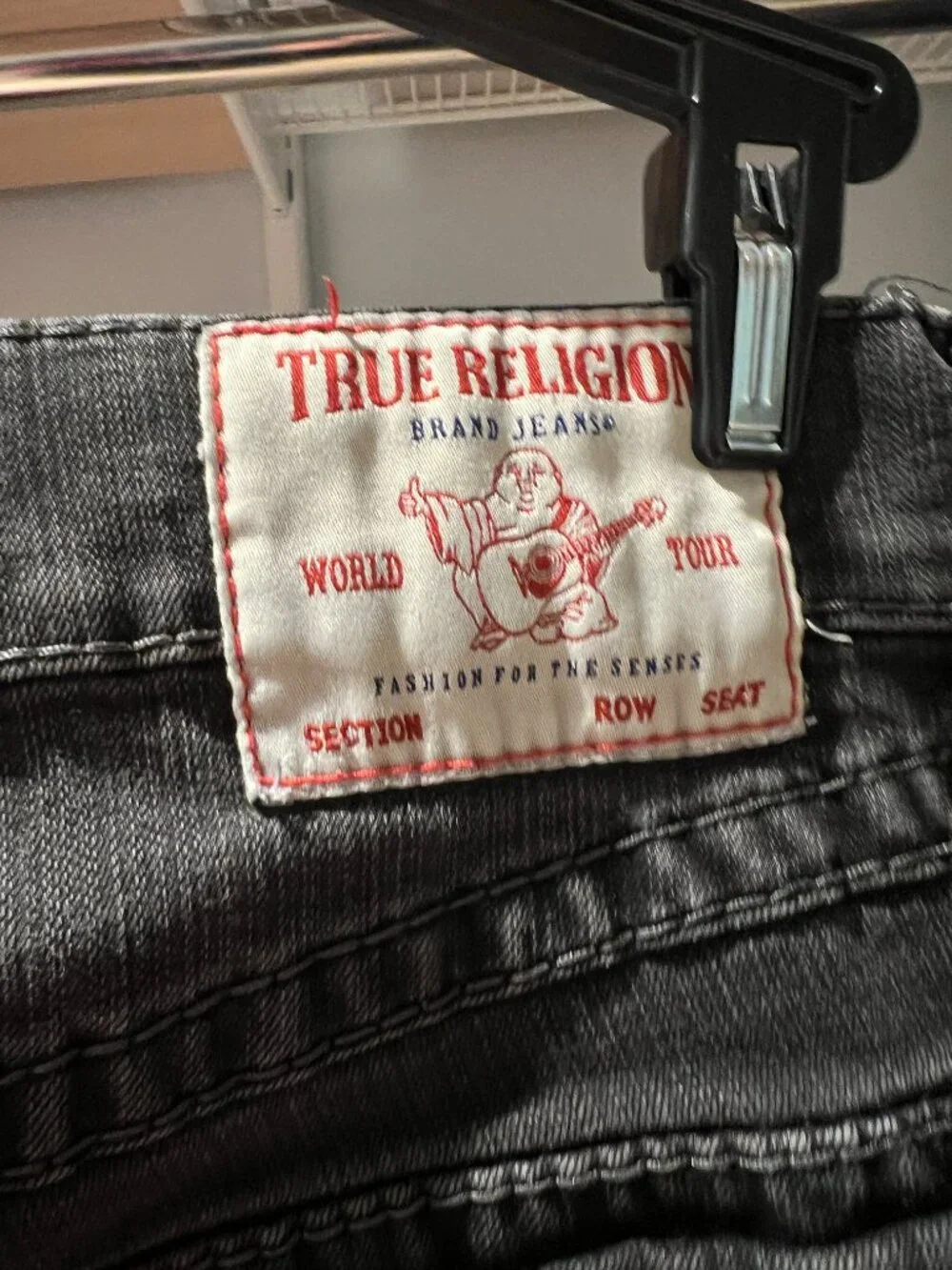 True Religion Relaxed Straight Size 28 Jeans